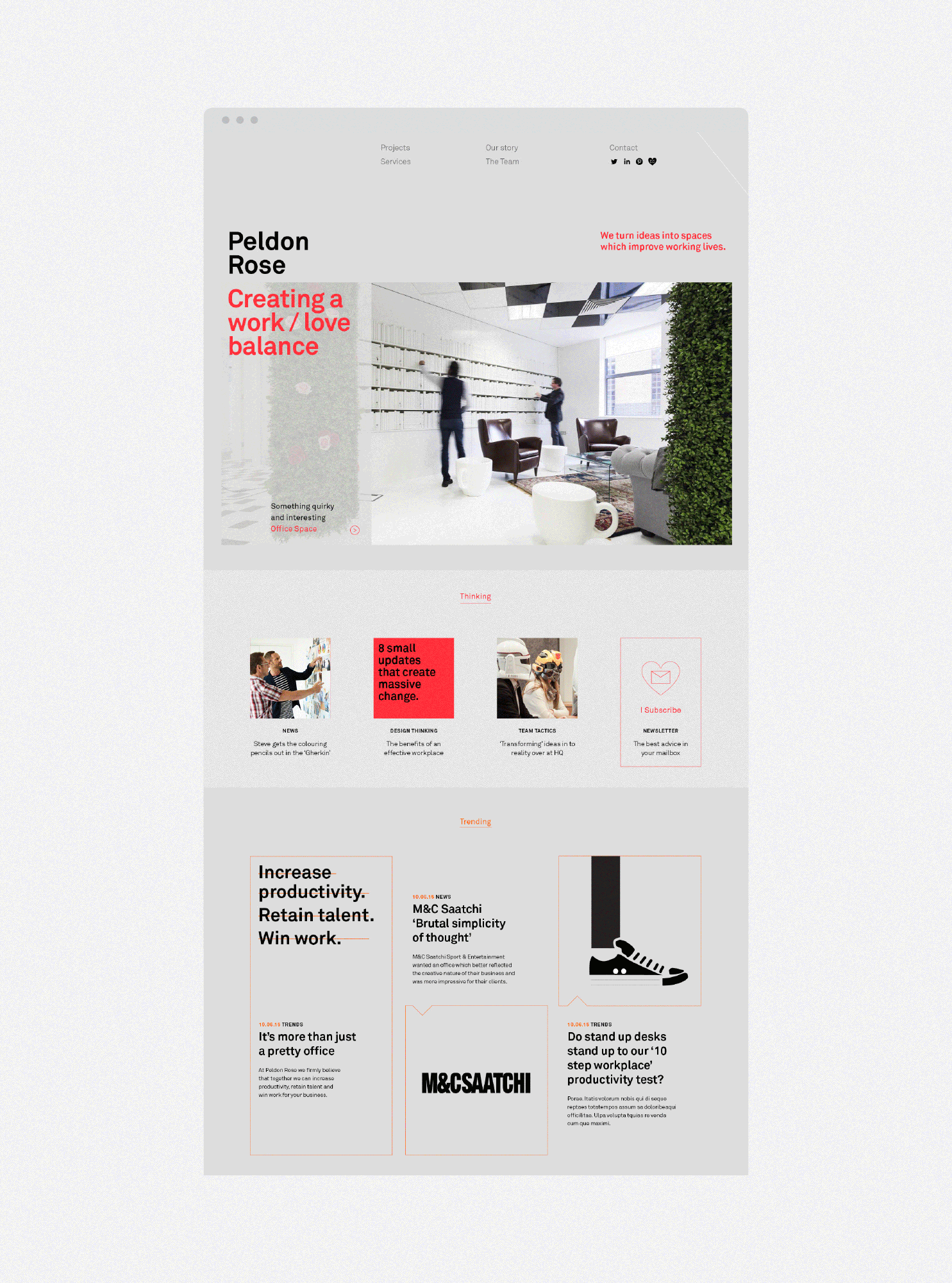 Deep Design Agency London | Branding and Digital | Peldon Rose
